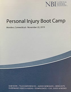 NBI | National Business Institute | Personal Injury Boot Camp |